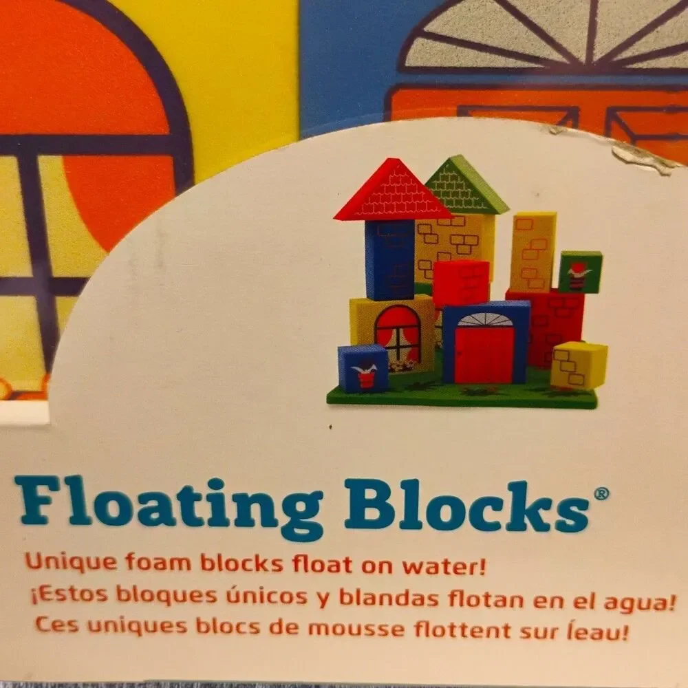 16pc edushape TubFun Floating Blocks 18+ months - New